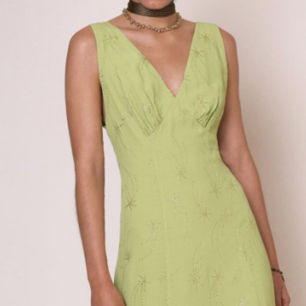 Rixo Sandrine - Glitter Star Chartreuse (green) - Picture 2 of 6